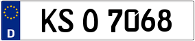 Truck License Plate